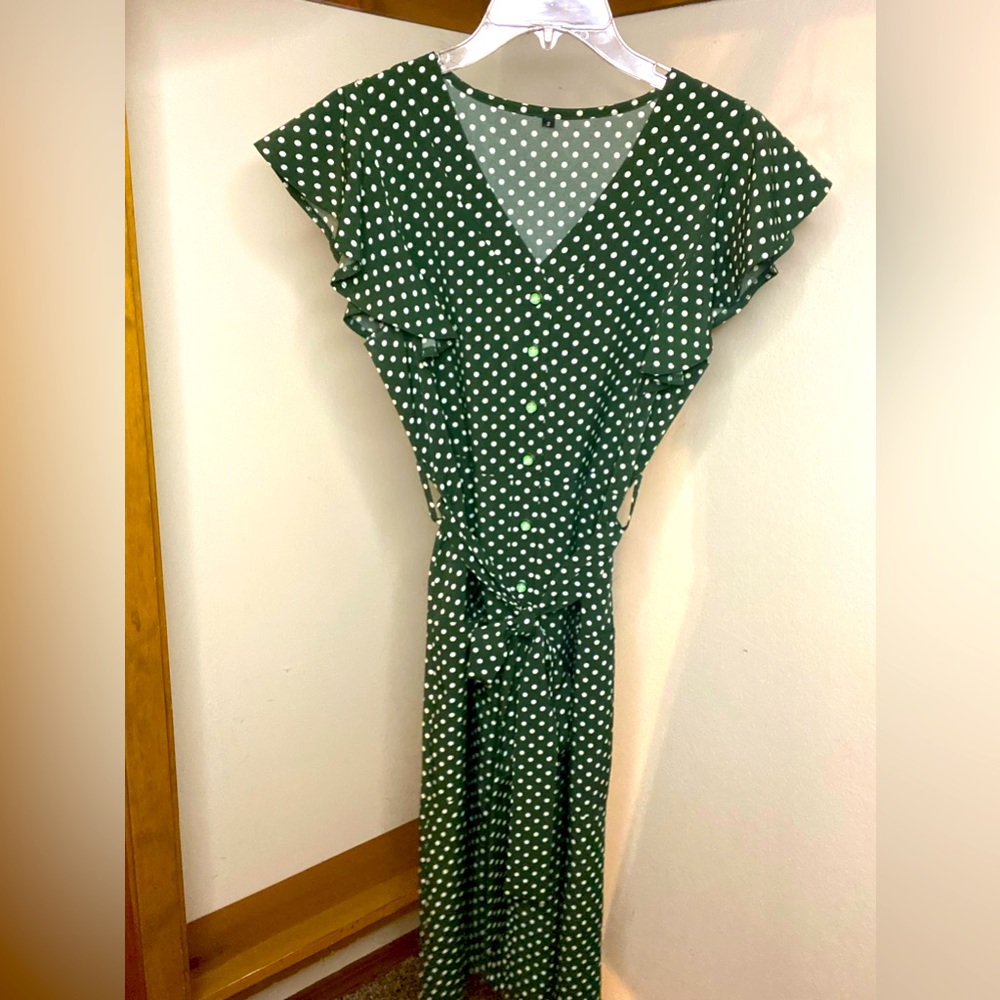Amazon forest green dress